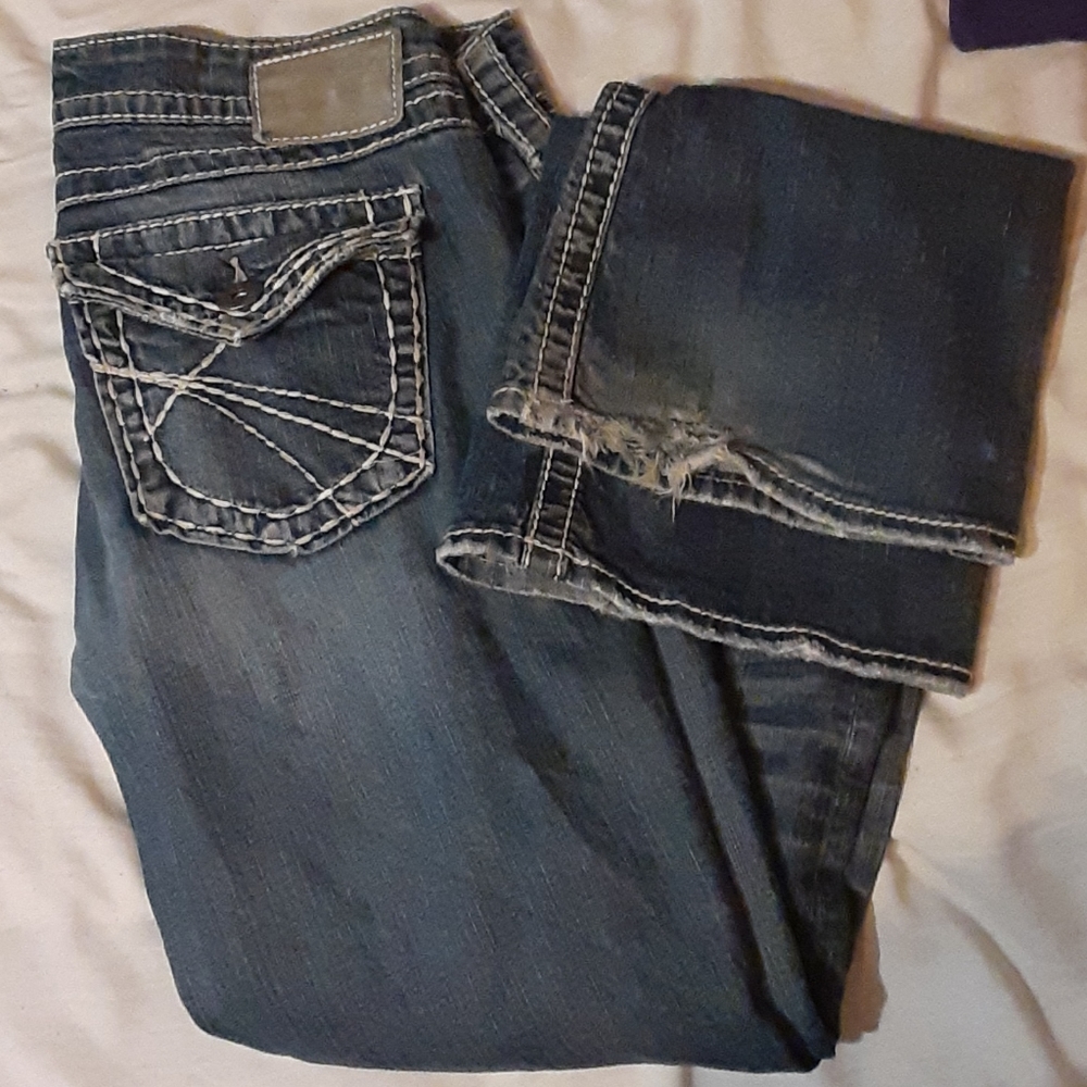 Silver jeans